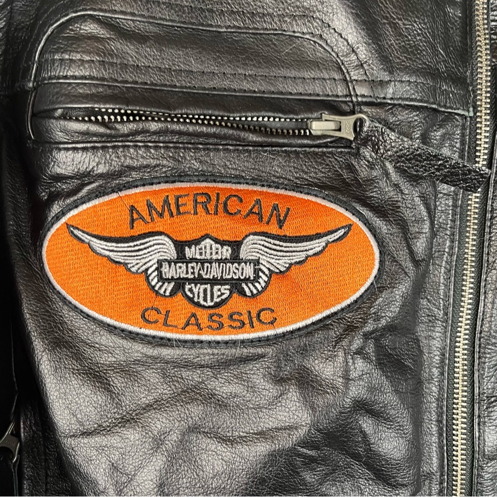 HARLEY DAVIDSON Leather Command Jacket by The Real Leather Company - Picture 5 of 11